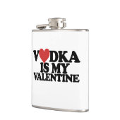 Flasques La vodka est ma Saint Valentin (Gauche)