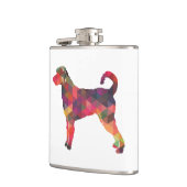 Flasques Labradoodle Chien race Silhouette Geo Multi (Gauche)