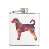 Flasques Labradoodle Chien race Silhouette Geo Multi (Devant)