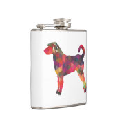 Flasques Labradoodle Chien race Silhouette Geo Multi (Droite)