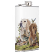 Flasques Labrador Retrivers avec faisan, Art (Droite)