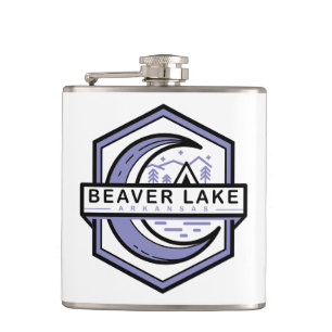Flasques lac Beaver Arkansas lune hexa