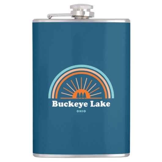 Flasques Lac Buckeye Ohio Arc-en-ciel (Devant)