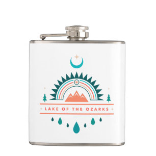 Flasques lac des ozarks boho