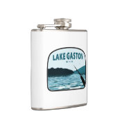 Flasques Lac Gaston Caroline du Nord Virginie Rod de pêche (Droite)