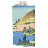 Flasques Lac Hokusai Hakone dans la province de Sagami (Gauche)