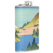 Flasques Lac Hokusai Hakone dans la province de Sagami (Droite)