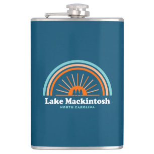 Flasques Lac Mackintosh Caroline du Nord Arc en ciel