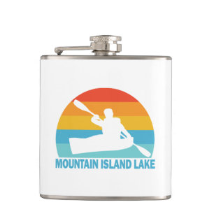 Flasques Lac Mountain Island Caroline du Nord Kayak