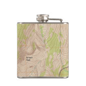 Flasques Lac Tenaya, Yosemite Carte topographique (Dos)