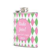 Flasques Ladies Golf League "Birdie Juice" Flask (Gauche)