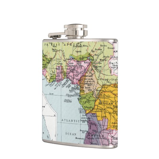 FLASQUES L'AFRIQUE DIVISÉE, 1914 (Gauche)