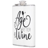 Flasques L'âge s'améliore avec le Vin (Gauche)