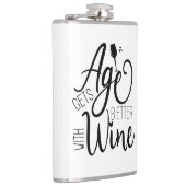 Flasques L'âge s'améliore avec le Vin (Droite)
