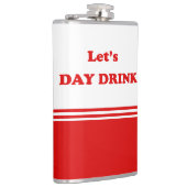 Flasques Laissez-nous BOISSON de JOUR - citation potable (Droite)