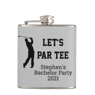 Flasques Laissez-nous Par Tee Bachelor Party Cadeau sur mes
