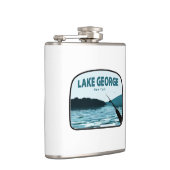 Flasques Lake George New York Rod de pêche (Droite)