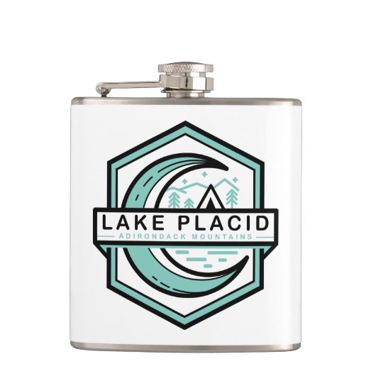 Flasques LAKE PLACID lune hexa (Devant)