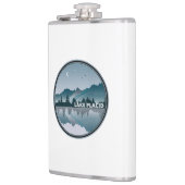 Flasques Lake Placid New York Réflexion (Gauche)