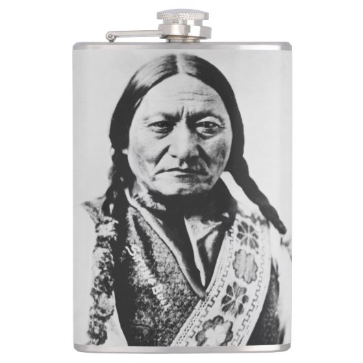 Flasques Lakota Chef Abandon : assis Bull Fort Buford (Devant)