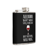Flasques L'alcool ne résoudra pas vos problèmes (Droite)