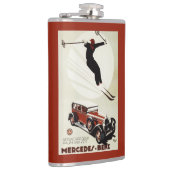 Flasques L'Allemagne - sauter de skieur (Droite)