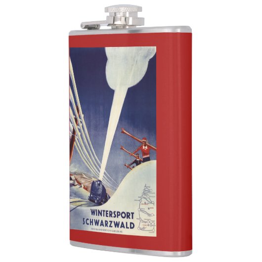 Flasques L'Allemagne - ski dans la forêt noire (Gauche)