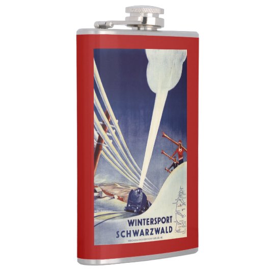 Flasques L'Allemagne - ski dans la forêt noire (Droite)