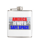 Flasques L'Amérique n'est pas un espace sûr (Devant)