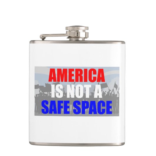 Flasques L'Amérique n'est pas un espace sûr (Devant)