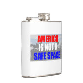 Flasques L'Amérique n'est pas un espace sûr (Droite)