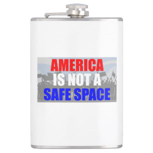 Flasques L'Amérique n'est pas un espace sûr