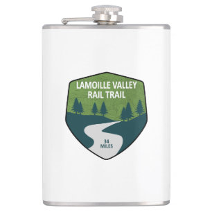 Flasques Lamoille Valley Rail Trail Vermont