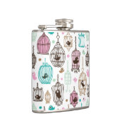 Flasques l'amour de cage à oiseaux badine le motif (Droite)