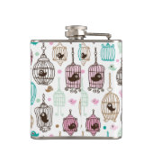 Flasques l'amour de cage à oiseaux badine le motif (Dos)