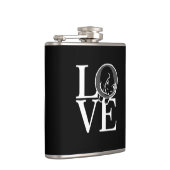 Flasques L'amour du chat sur le noir (Droite)