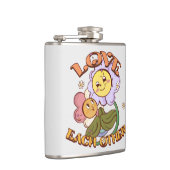 Flasques L'Amour L'Un L'Autre | Design floral lunaire (Droite)