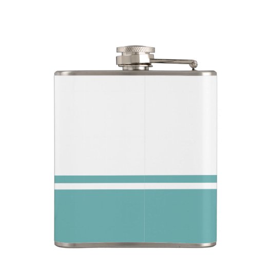 Flasques Lampe Turquoise Monogramme (Dos)