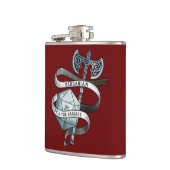 Flasques Lancer barbare pour les dégâts grande hache d20 (Gauche)