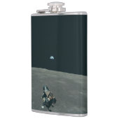 Flasques Lander lunaire Apollo et lever de terre sur la lun (Gauche)