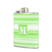 Flasques Landes vertes de chaux monogrammes (Gauche)