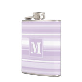 Flasques Landes violettes de chardon monogramme (Gauche)