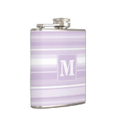 Flasques Landes violettes de chardon monogramme (Droite)