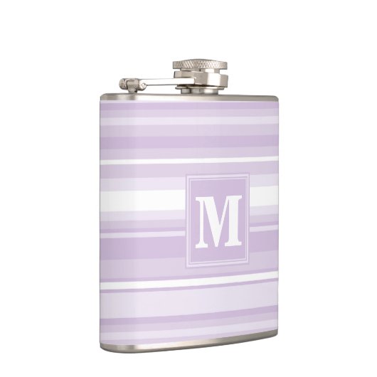 Flasques Landes violettes de chardon monogramme (Droite)