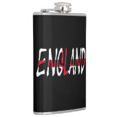 Flasques L'Angleterre sur le drapeau anglais (Droite)
