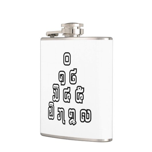 Flasques Laos / Laos Numéros Pyramid Laotien Script (Gauche)