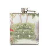 Flasques Lapin avec Fleurs (Dos)