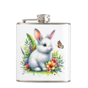 Flasques Lapin de ferme animal bébé Sublimation Clipart-881