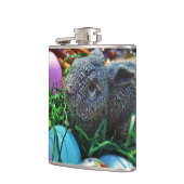 Flasques Lapin de Pâques et panier de golf (Gauche)