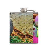 Flasques Lapin de Pâques et panier de golf (Dos)